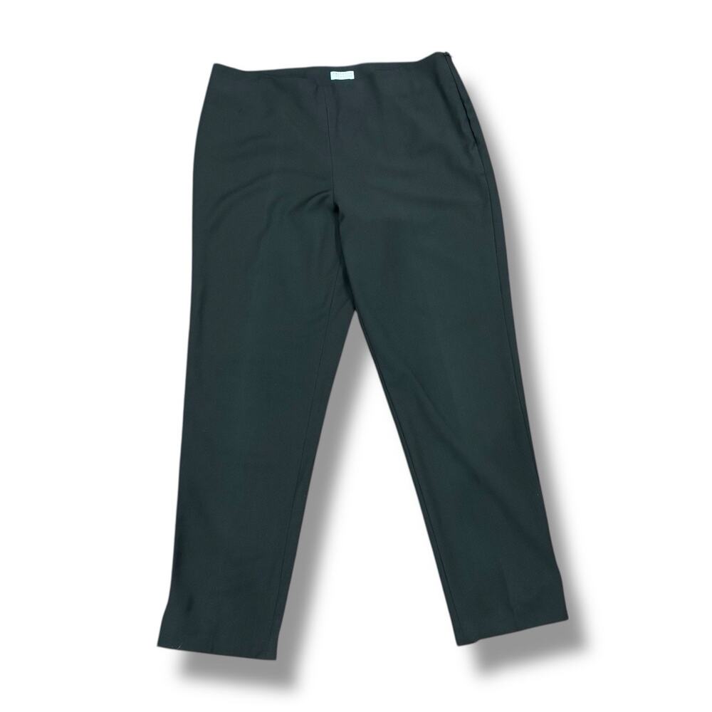 Brunello Cucinelli Size 12 Brown Virgin Wool Straight Leg Pull on Pants
